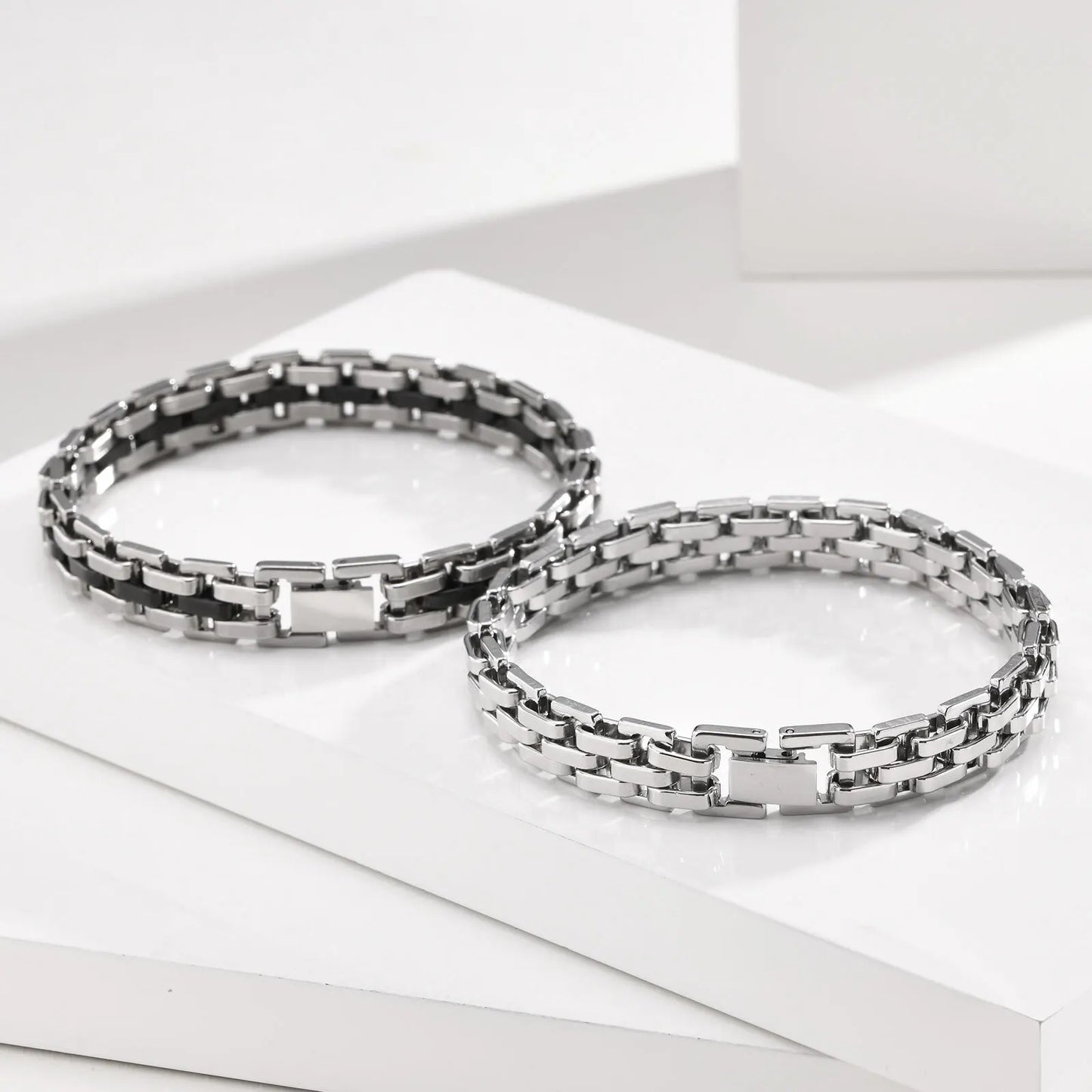 Stylish Strap Chain Boys Men Bracelets