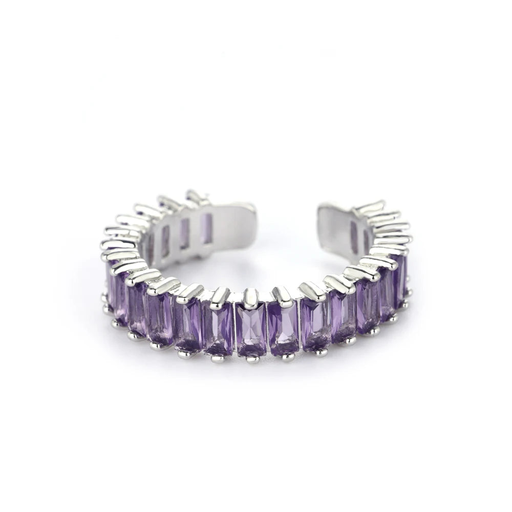 Elegant women's gold-plated ring with zircon - a perfect gift for weddings and occasions