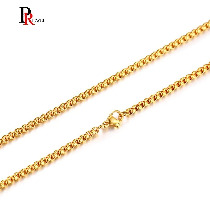 Basic Bead Ball Chain and Cable Chain Necklaces for Men Woman Unisex Accessories